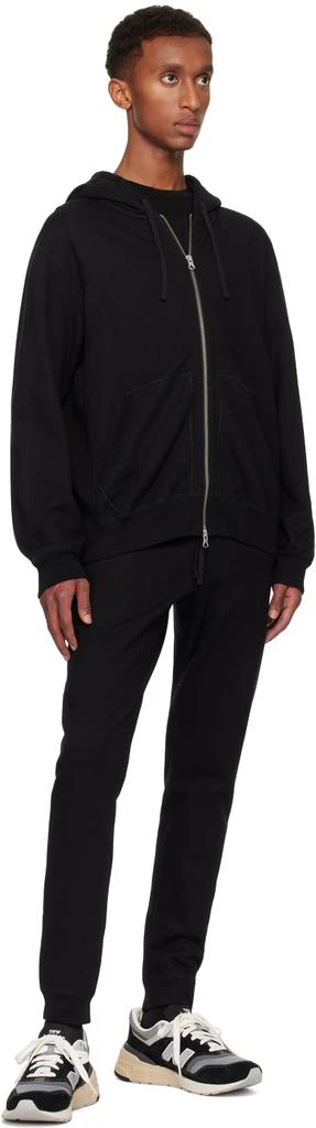 REIGNING CHAMP Black Midweight Terry Standard Zip Hoodie 4