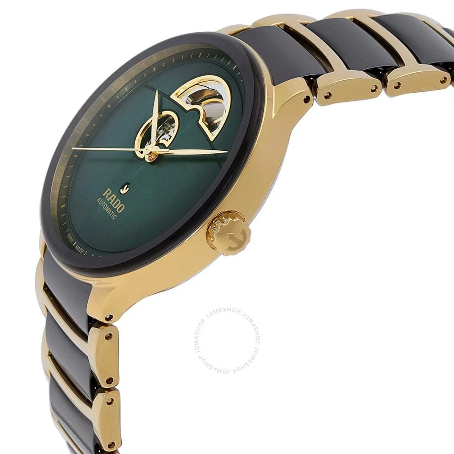 Rado Centrix Automatic Green Dial Two-Tone Unisex Watch R30008302 2