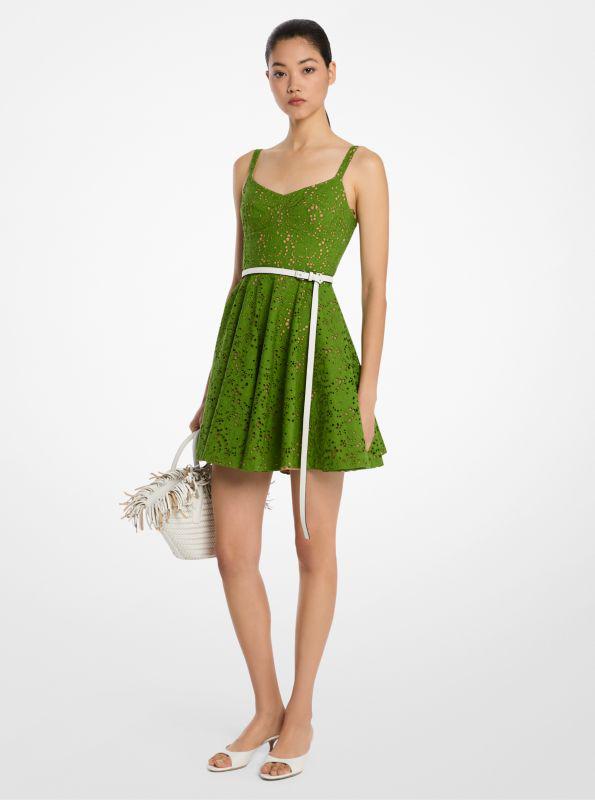 Michael Kors Cotton Eyelet Dress