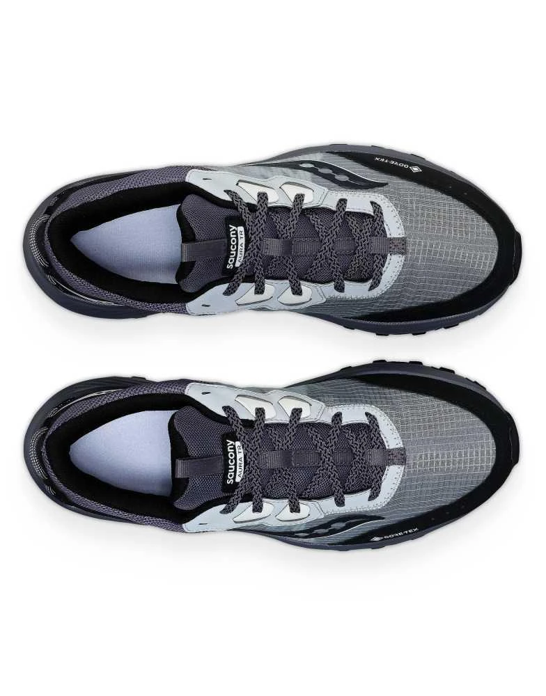 Saucony Saucony Aura TR GTX trail running trainers in cloud and metal 4