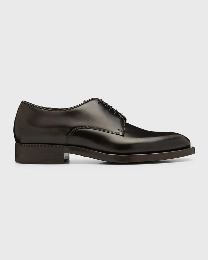 Giorgio Armani Men's Leather Derby Shoes 1