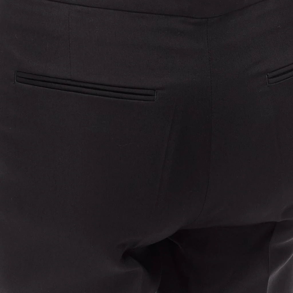 PORTS 1961 Wool Silk Cotton Lined Flared Cropped Trousers 2