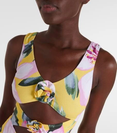 Alexandra Miro Beth floral cutout swimsuit 4
