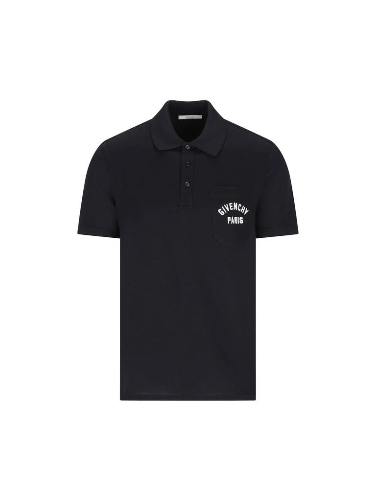 Givenchy Givenchy Logo Embroidered Short-Sleeved Polo Shirt 1