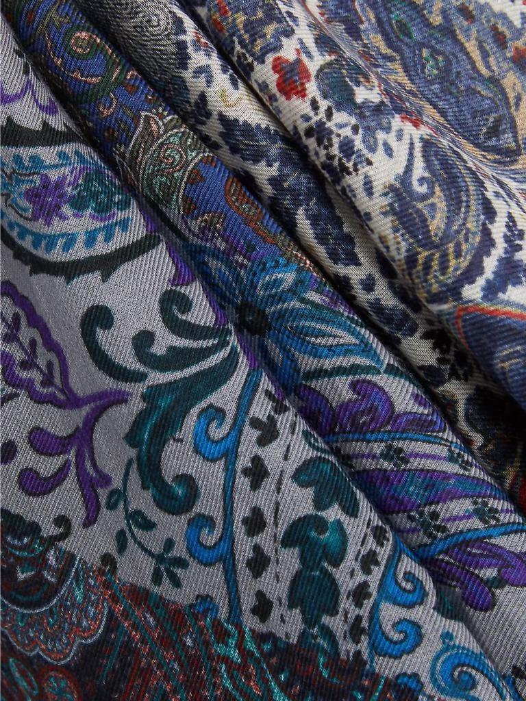Jane Carr The Paisley Wrap In Stormy Blu