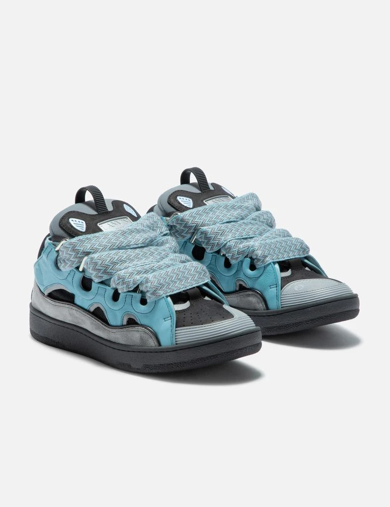Lanvin Leather Curb Sneakers 4