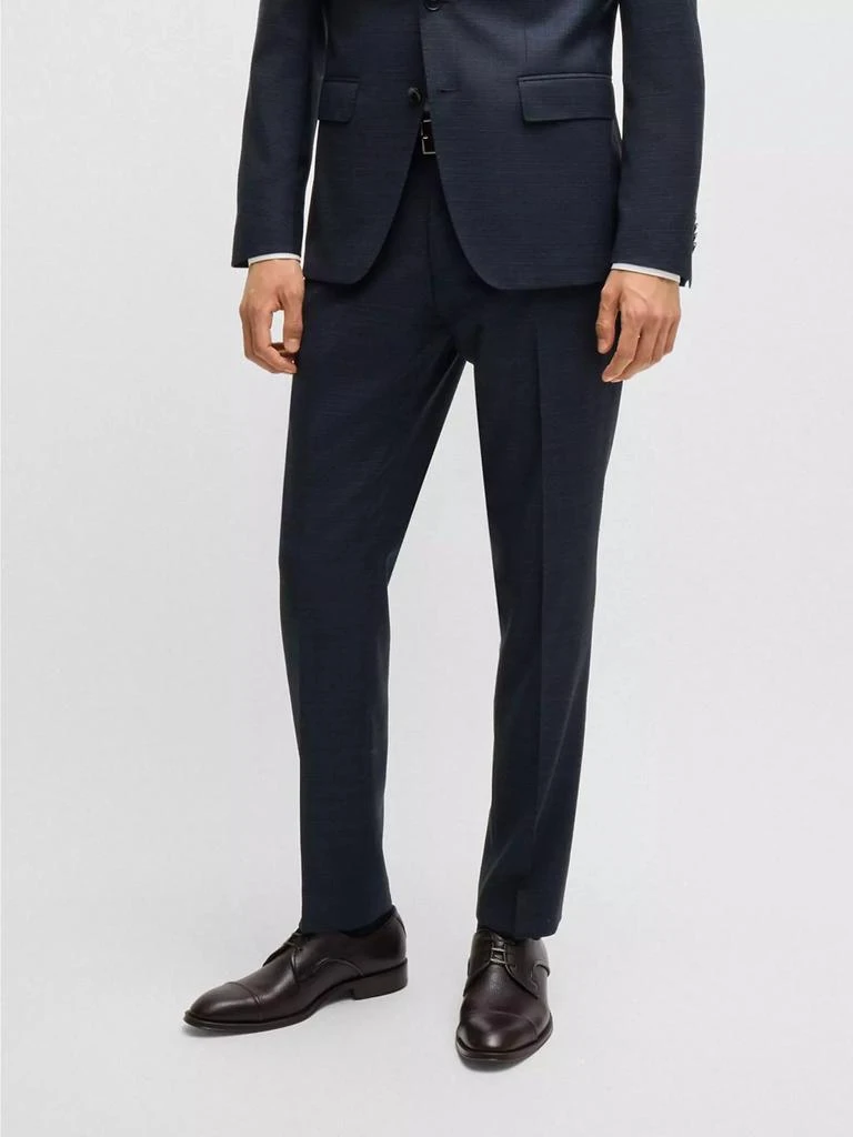 Hugo Boss Slim Fit Suit in Micro Patterned Stretch Wool 6