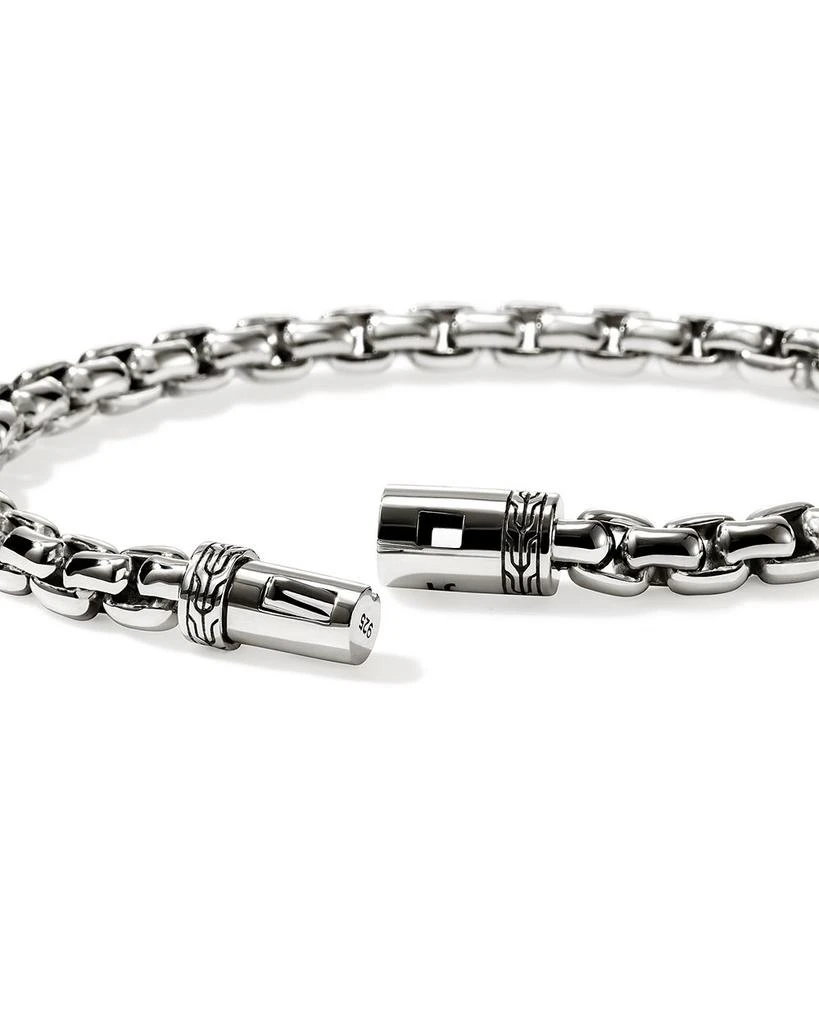 John Hardy Sterling Silver Box Chain Bracelet 5
