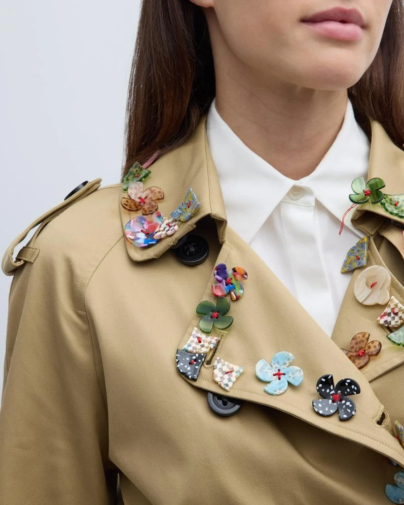 Libertine Button Town Belted Trench Coat 7