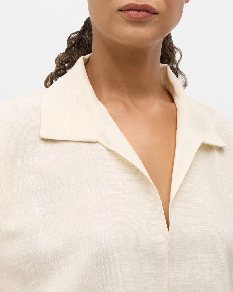 The Row Wen Short-Sleeve Collared Top 5