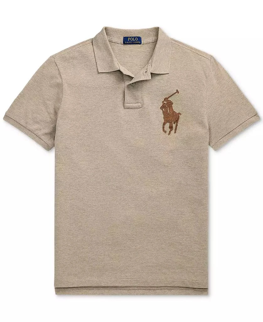 Ralph Lauren Men's Custom Slim Fit Leather-Pony Polo Shirt 5
