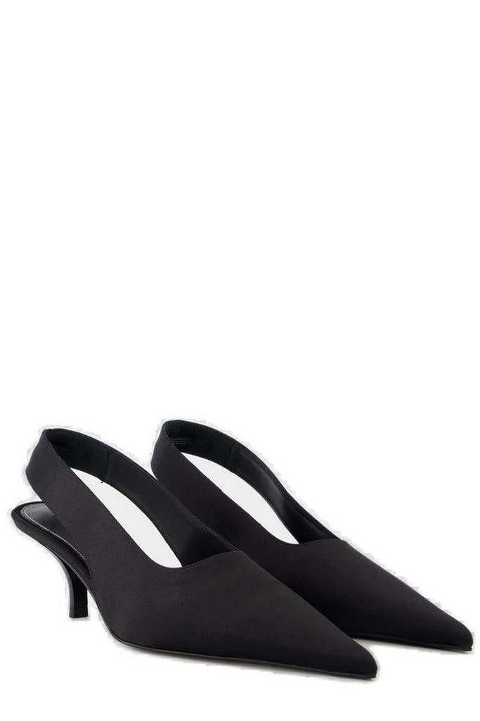 Totême Totême Classic Satin Slingbacks 2