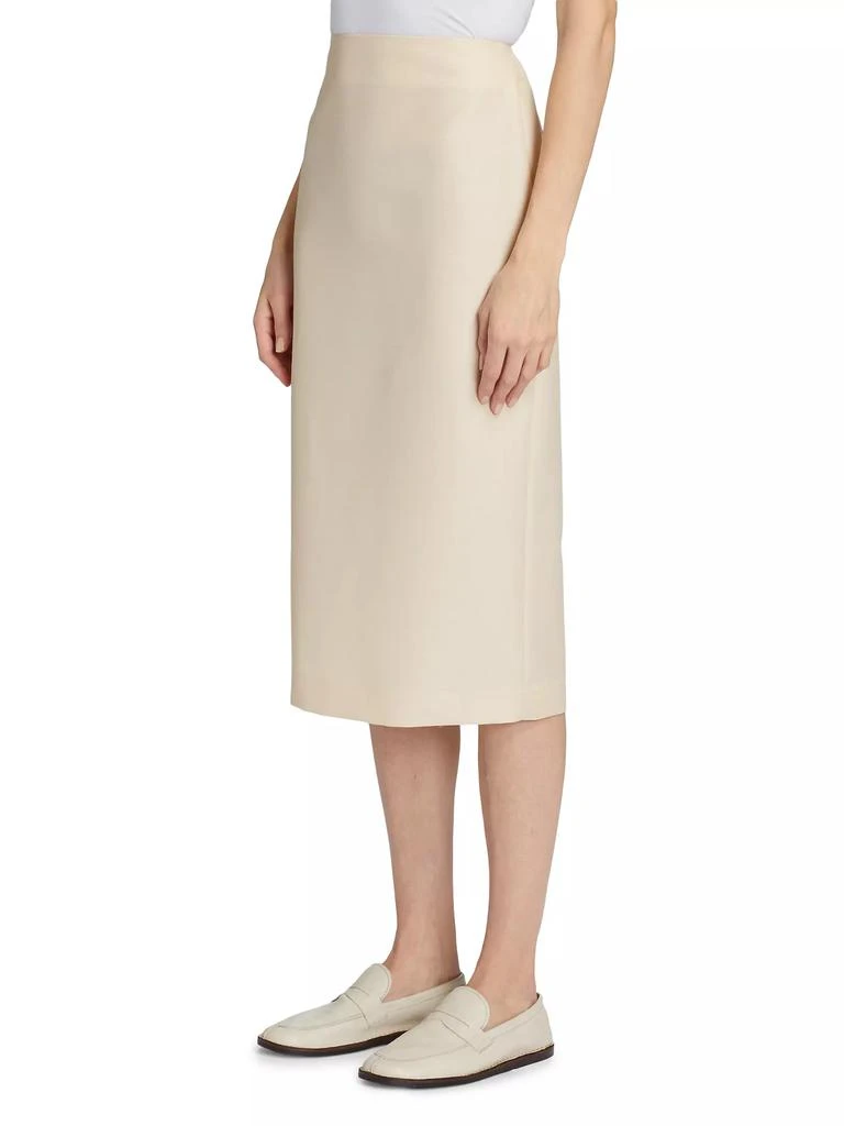 The Row Bartellette Virgin Wool-Blend Midi-Skirt 4