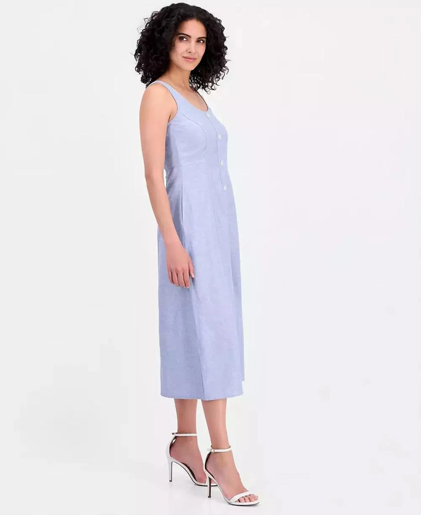Shop Women's Linen Blend Sleeveless Button-Front A-Line Dress on Sale at  BeyondStyle  Get 32% Off Women's Linen Blend Sleeveless Button-Front A-Line  Dress with Limited-Time Flash Deals, Exclusive Discounts, and Special  Offers.