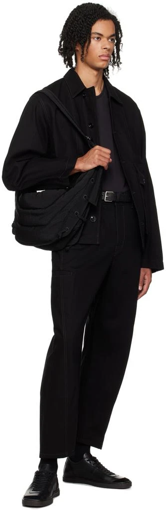 Lemaire Black Medium Soft Game Bag 4