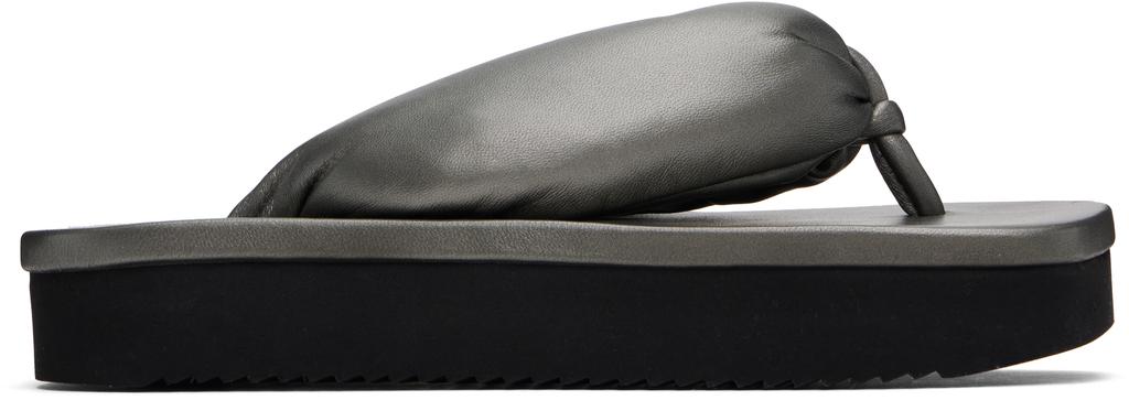 Kenzo Kenzori padded leather flip flops - Sandals - Compare