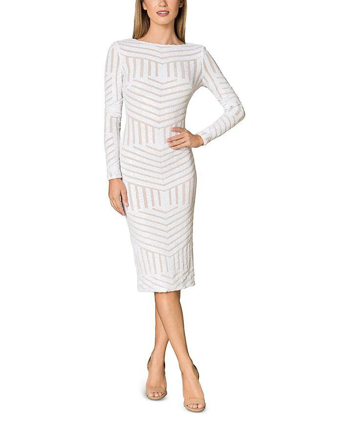 Dress The Population Emery Sequined Scoop Back Dress 1