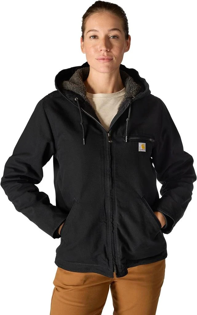 Carhartt Carhartt Women's Loose Fit Washed Duck Sherpa Lined Jacket