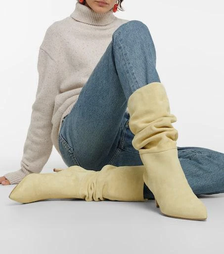 Paris Texas Slouchy suede boots 4