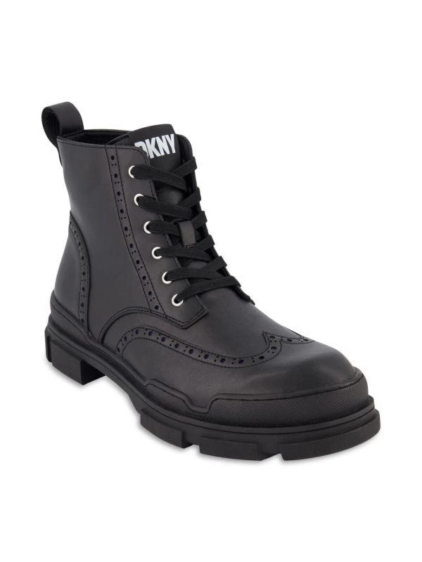 DKNY Wingtip Oxford Combat Boots 2