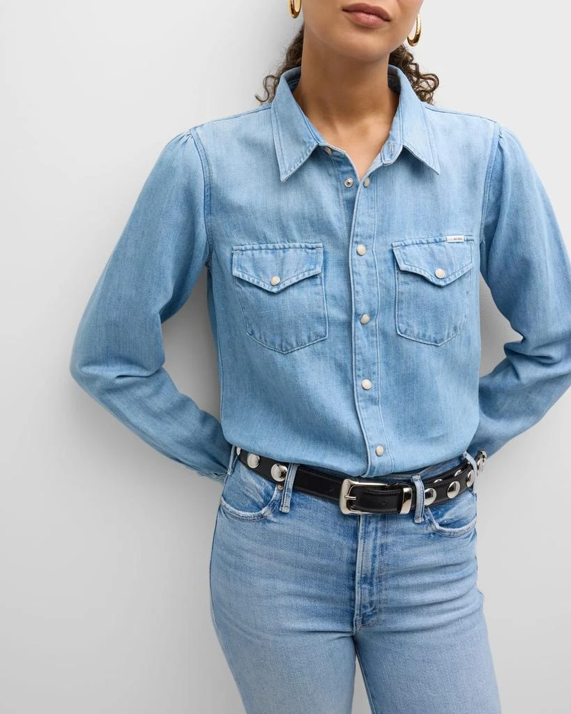 MOTHER The Gathered All My Exes Denim Shirt 7