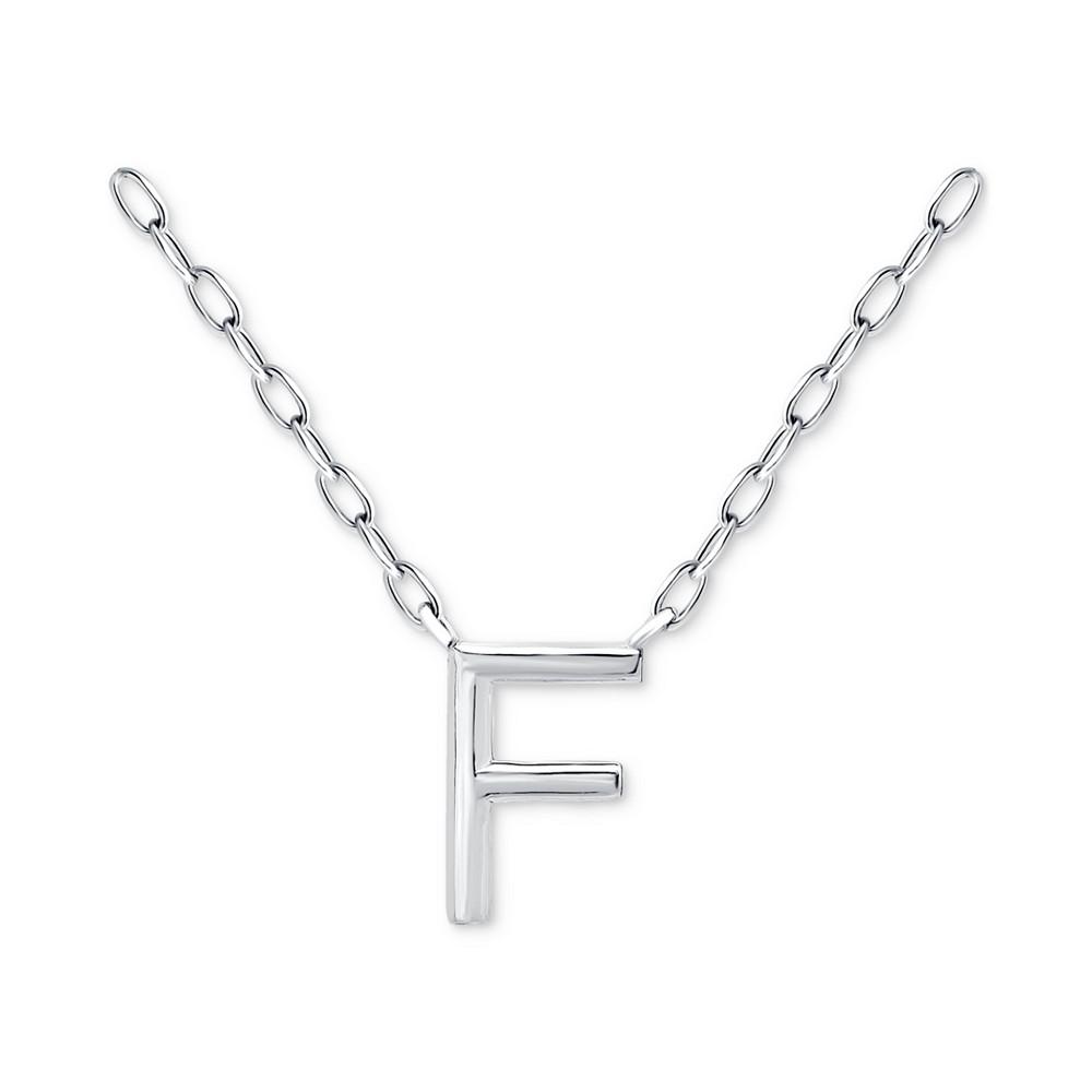 Giani Bernini Initial S Pendant Necklace in Sterling Silver, 16" + 2" extender, Created for Macy's