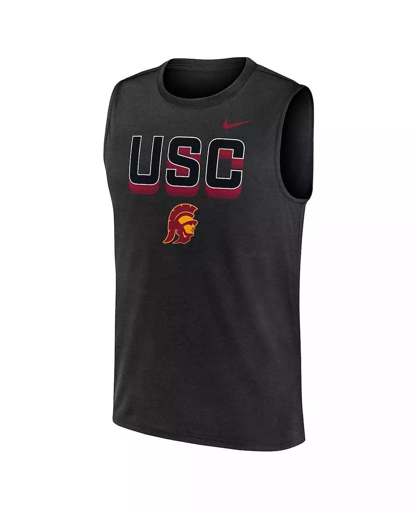 NIKE Men's Black USC Trojans Primetime Tricode Legend Performance Tank Top
