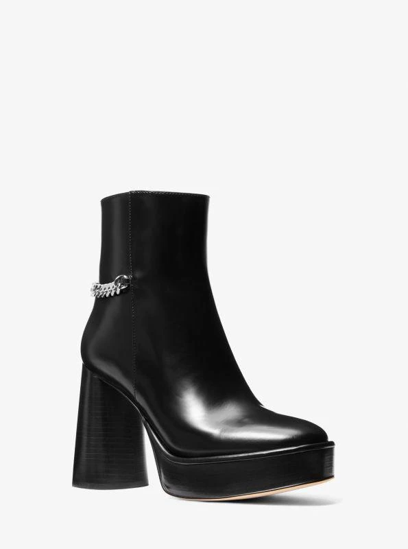 Michael Kors Carlisle Leather Platform Boot 1