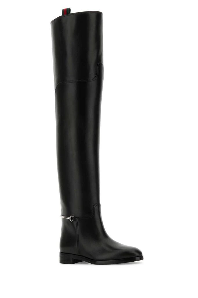 Gucci Black Leather Over-the-knee Boots 2