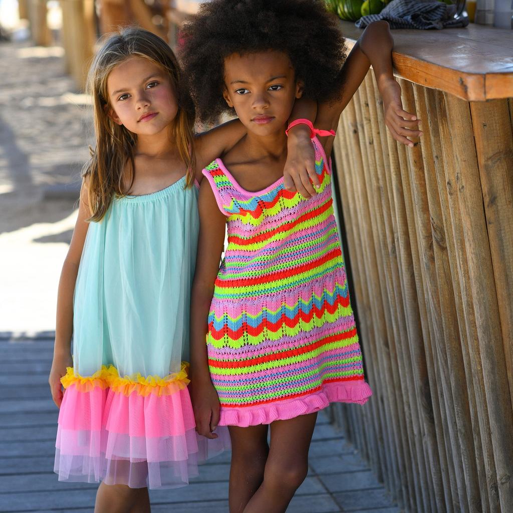 Billieblush Multi-Colored Tulle Dress