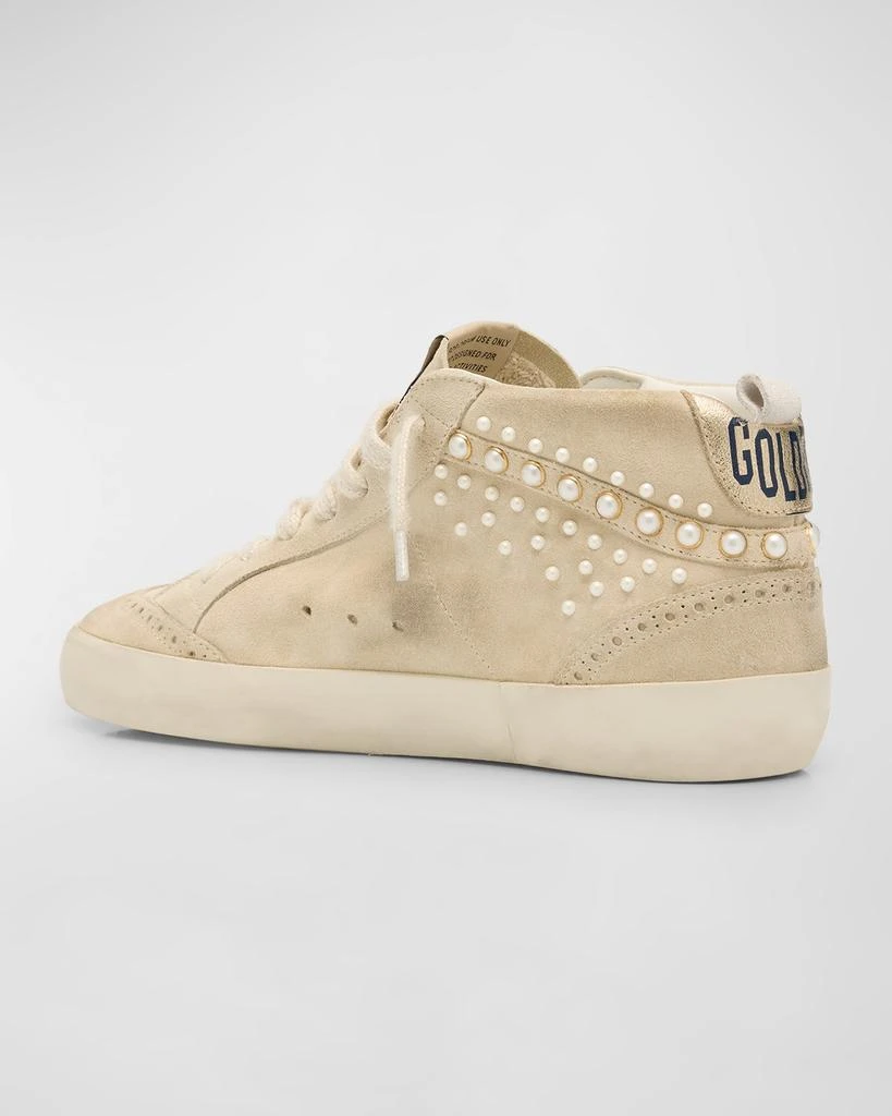 Golden Goose Midstar Suede Pearly Wing-Tip Sneakers 4