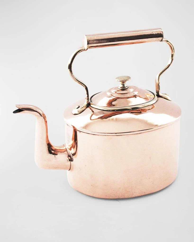 Coppermill Kitchen English Oval Tea Kettle, C.1880 1