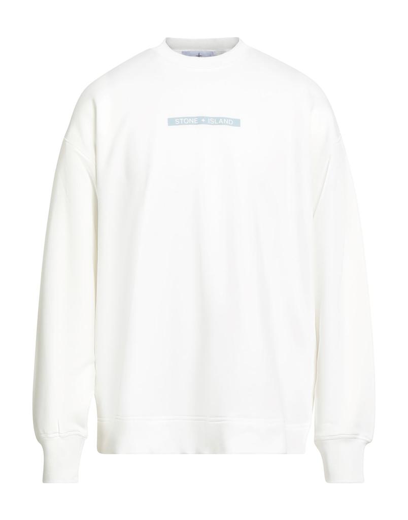 Stone Island Cotton sweatshirt with logo embroidery on the