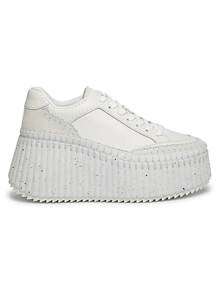 Chloé Nama Leather Platform Sneakers 1