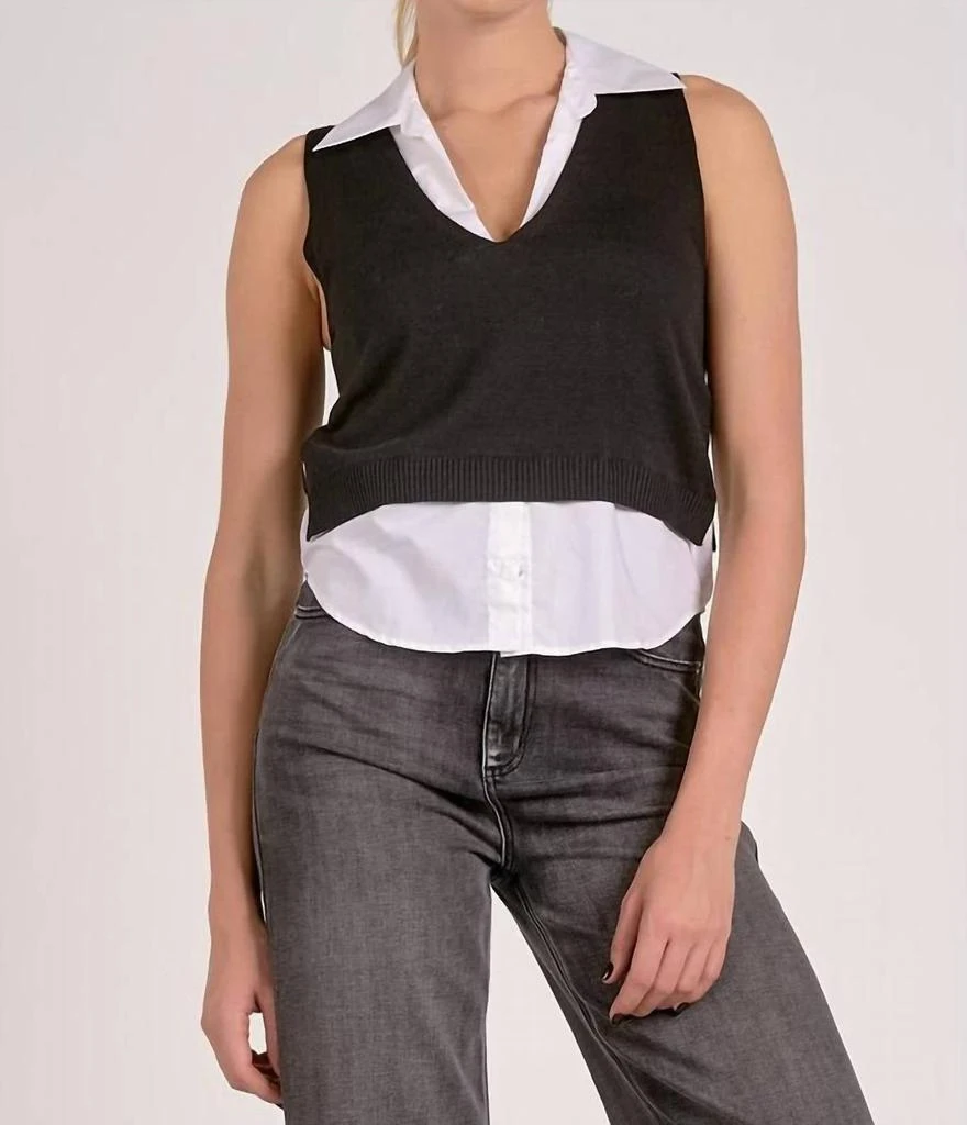 Elan Elan - Yuma Layered Sweater Vest