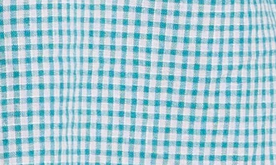 Tommy Bahama Gingham Grove Short Sleeve Linen & Cotton Shirt 4