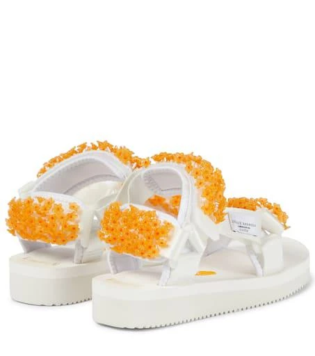 CECILIE BAHNSEN x Suicoke Maria hand-embroidered sandals 3
