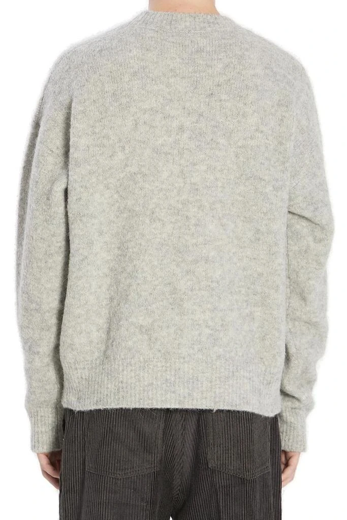 AMI AMI Paris Logo Embroidered Crewneck Jumper 2