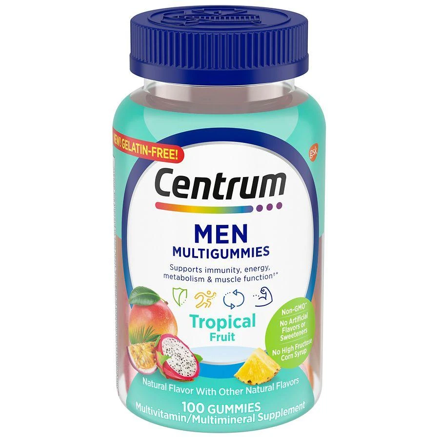 Centrum Multivitamin Gummies for Men Tropical fruit