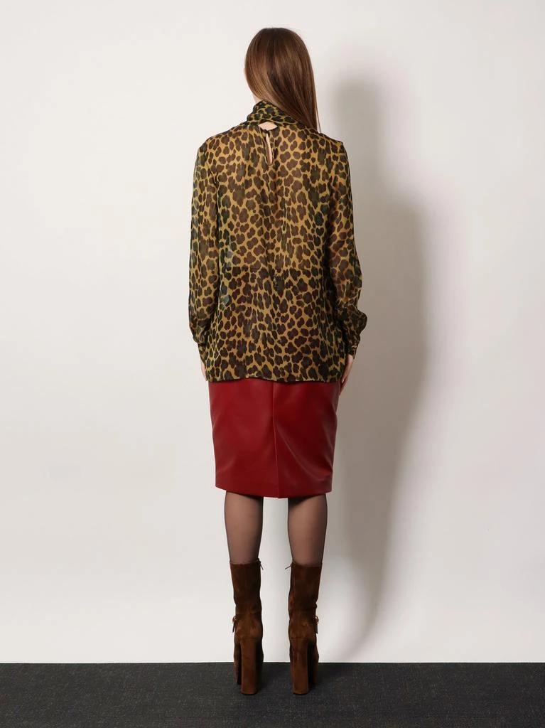 Yves Saint Laurent Silk shirt with lavallière neckline 4