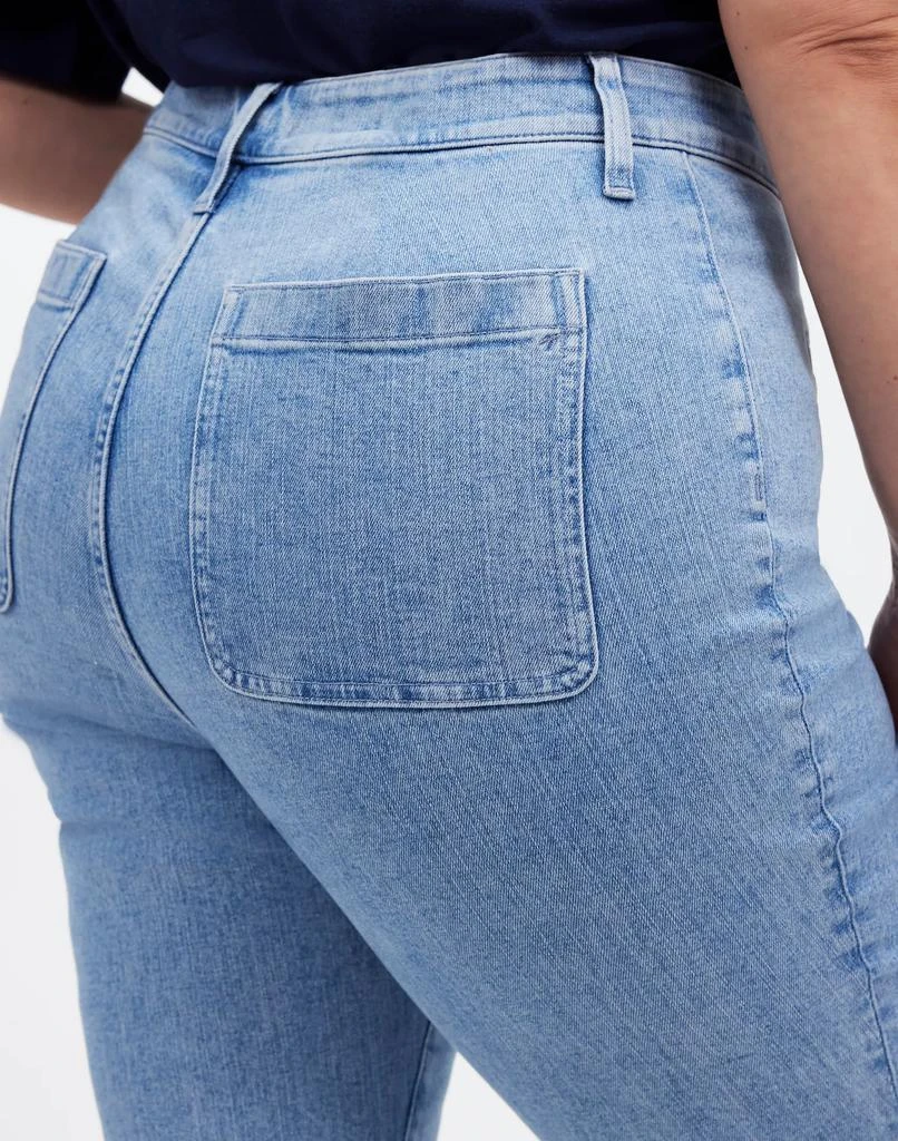 Madewell Plus Curvy Kick Out Crop Jeans in Penman Wash: Patch Pocket Edition 5