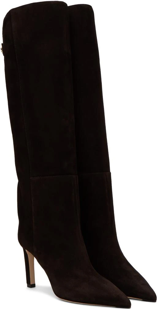 Jimmy Choo Brown Alizze 85 Boots 4