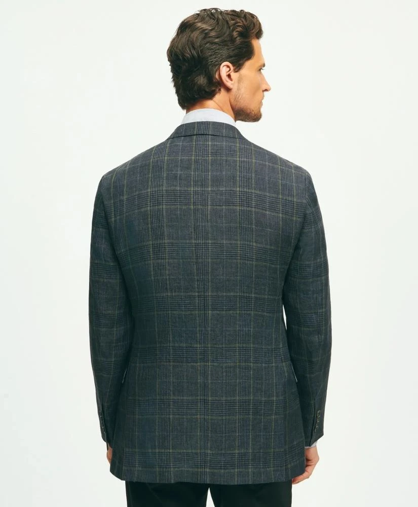 Brooks Brothers Classic Fit Linen Check Sport Coat 2