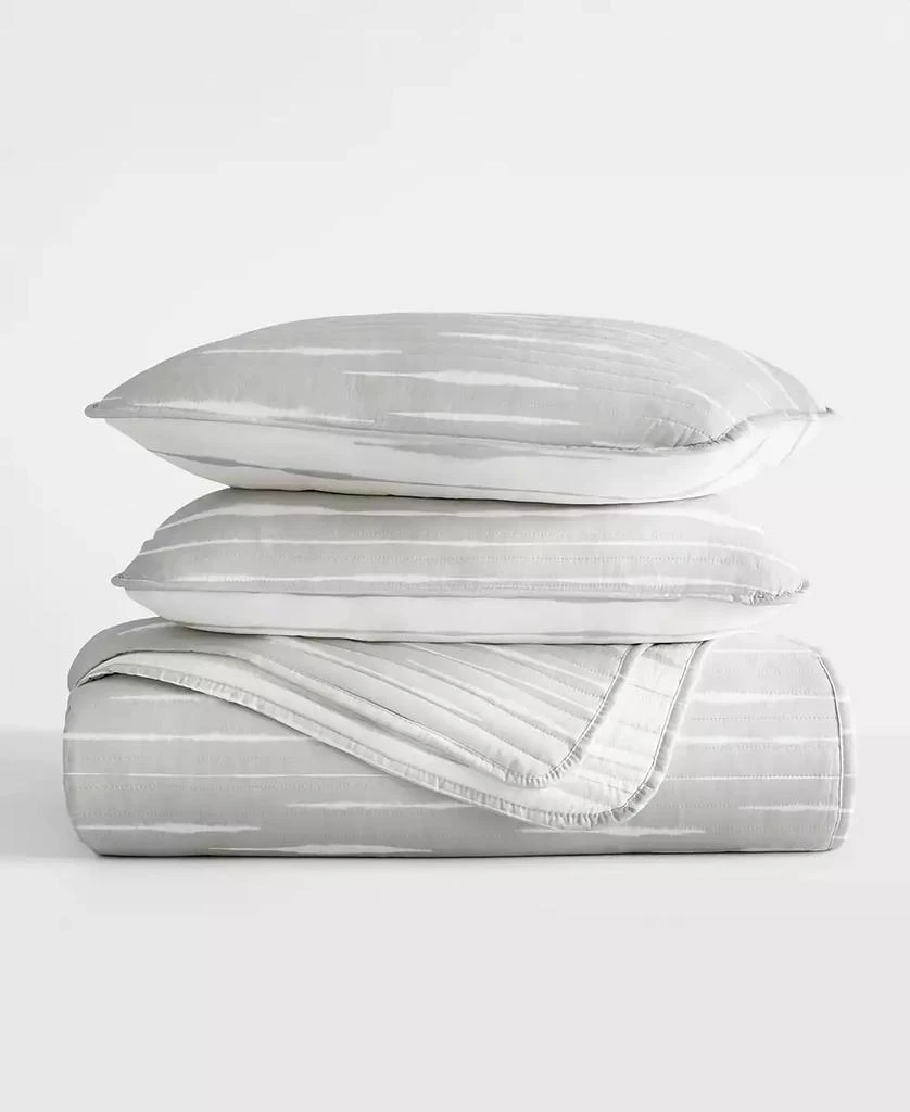 IENJOY HOME Horizon Lines Reversible 2-Pc. Lightweight Quilt Set 7