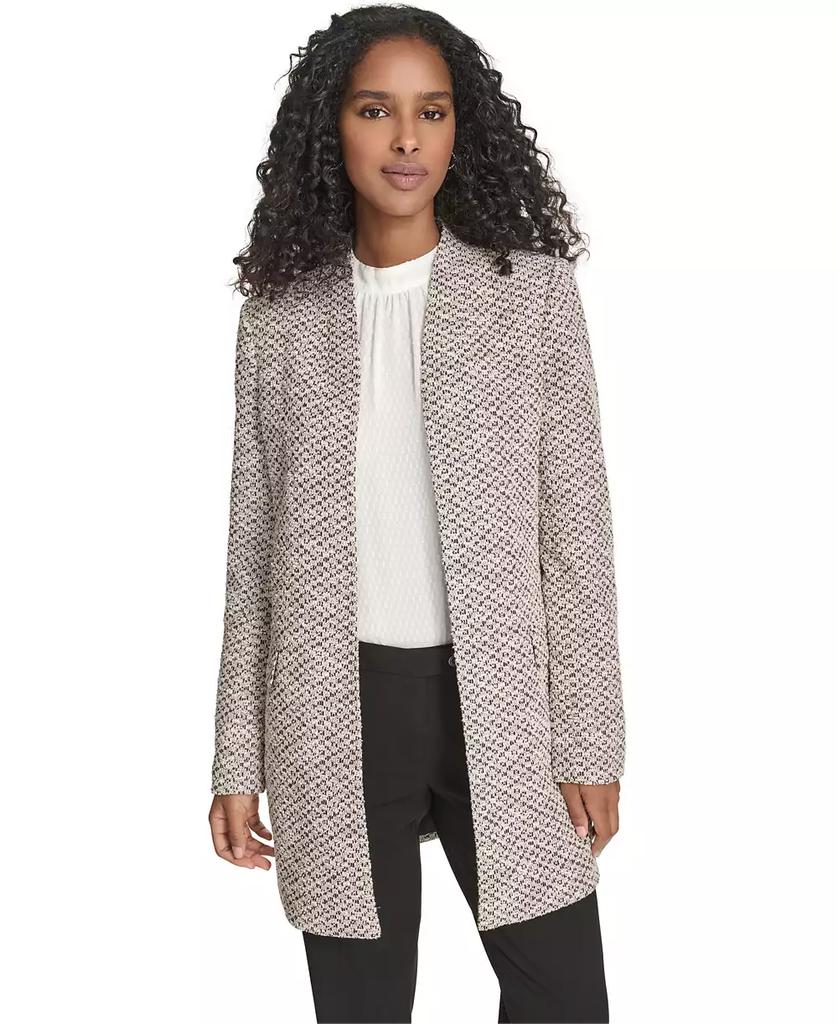 Calvin Klein Women's Novelty Topper Open Front Blazer