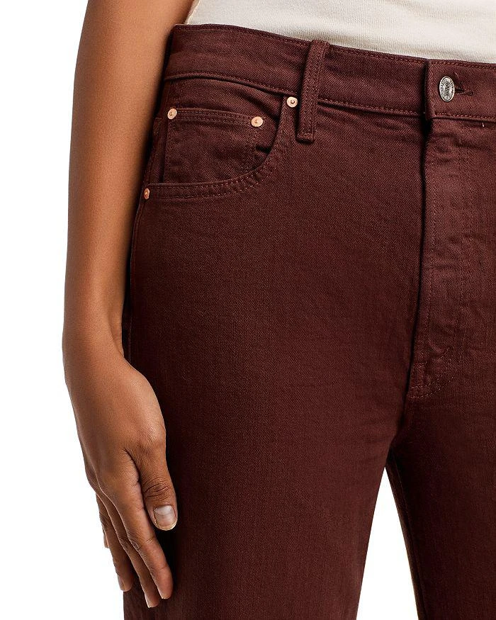 MOTHER The Rambler High Rise Ankle Straight Jeans - Exclusive 5