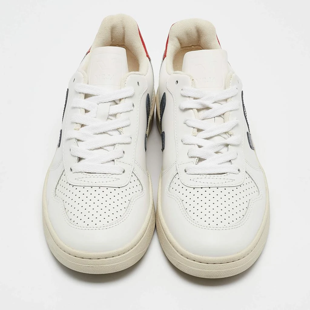 Veja Veja White Leather Lace Up Campo Sneakers Size 38 3