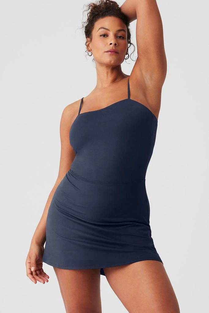 Alo Alosoft Courtside Tennis Dress - Navy 6
