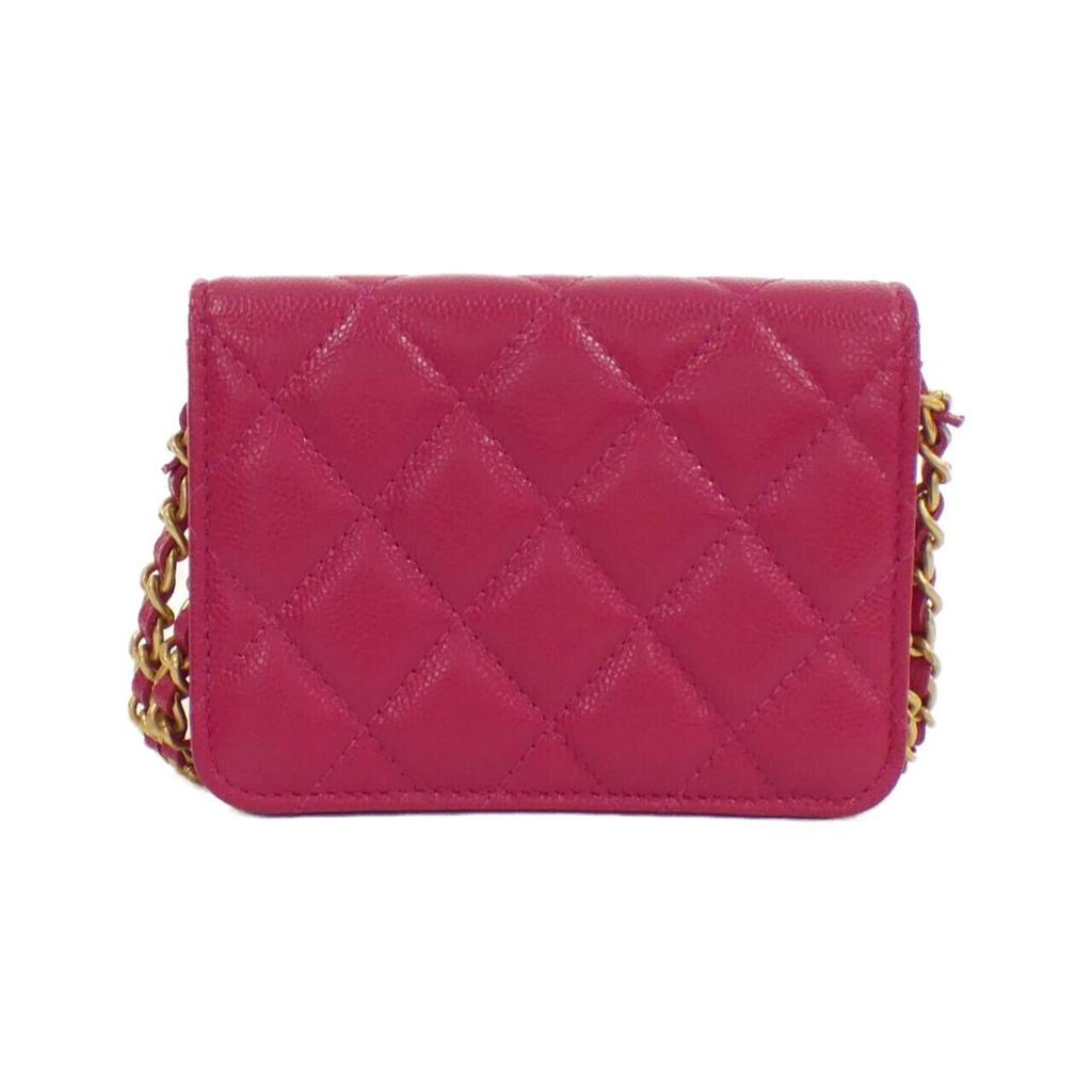Chanel Grained Calfskin Clutch Bag Pouch (Pre-Owned)