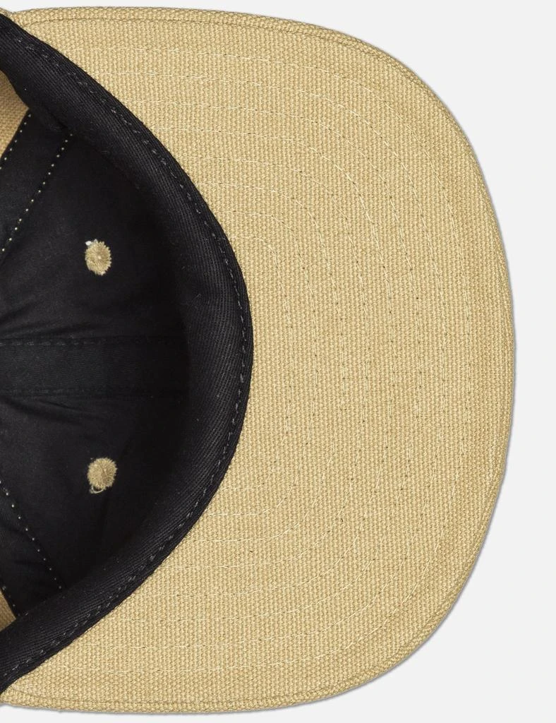 Brain Dead WASHED TWILL LOGOHEAD HAT - OCHRE 4